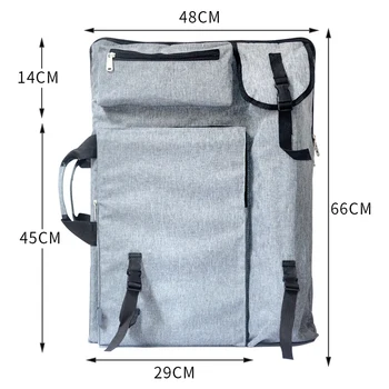 

ABSS-Large Art Bag for Drawing Board Painting Set Travel Sketch Bag for Sketching Tools Canvas Painting Art Supplies for Artis