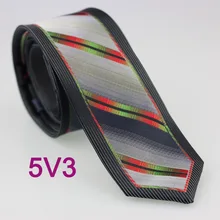 Yibei Coachella Галстуки Поступление сезона г. серый черный Средства ухода за кожей Шеи Галстук границы с зеленый красный диагональные полосы Средства ухода за кожей Шеи Галстуки Тонкий 6 см галстук Gravatas