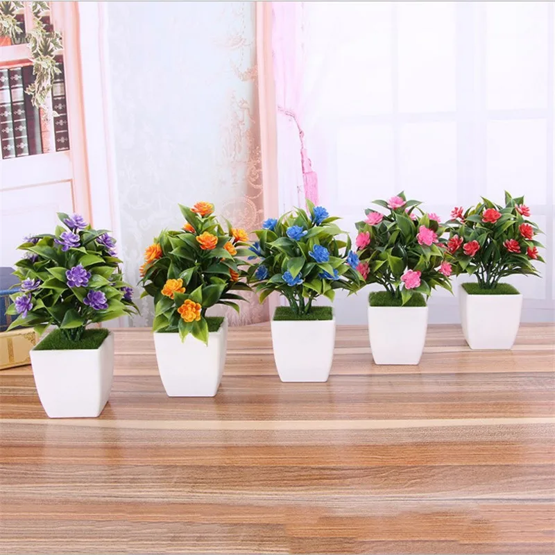 Artificial plant plastic simulation flower plant high imitation fake