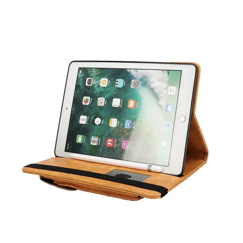 newestCase для Apple Ipad Mini 1 2 3 4 защитный чехол-подставка с карандашом держатель кошелек слот для карты чехол бизнес отдыха