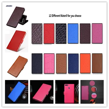 

JOOKI For Leagoo M5 M5plus M8 M8pro Case Credit Card Case Crocodile Genuine Leather For Leagoo Z5 Z5 Lte