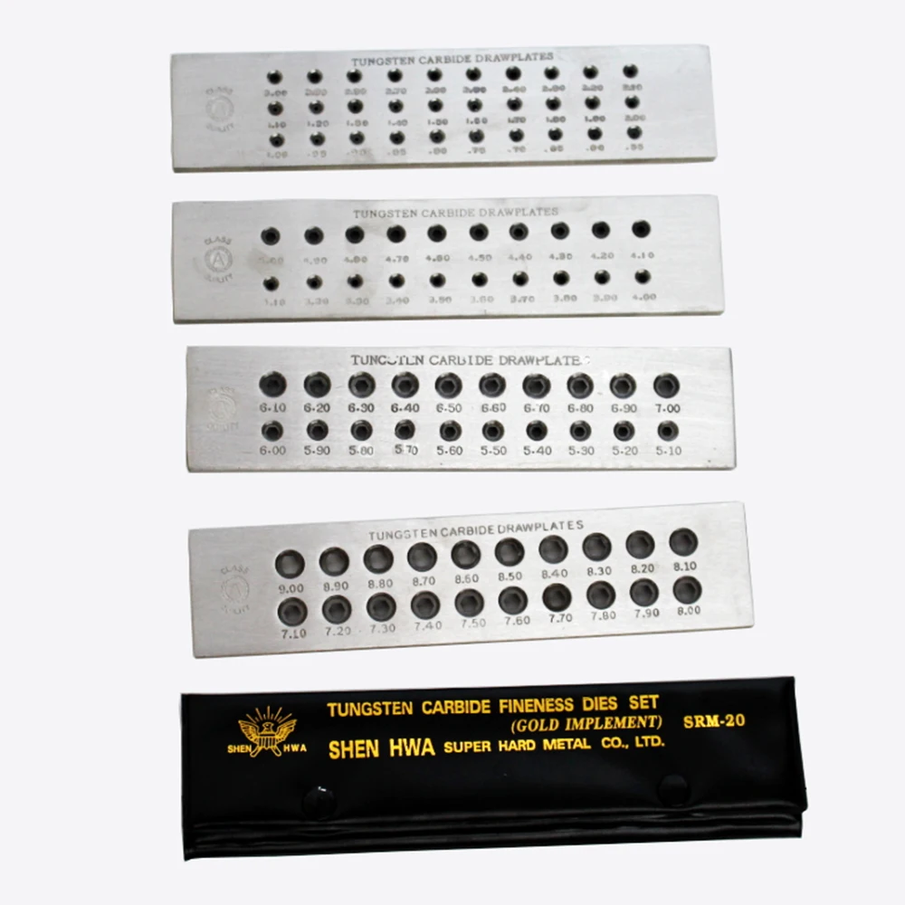 20/30 Holes Hexagon Shape Wire Draw Plate Tungsten Carbide Drawplate