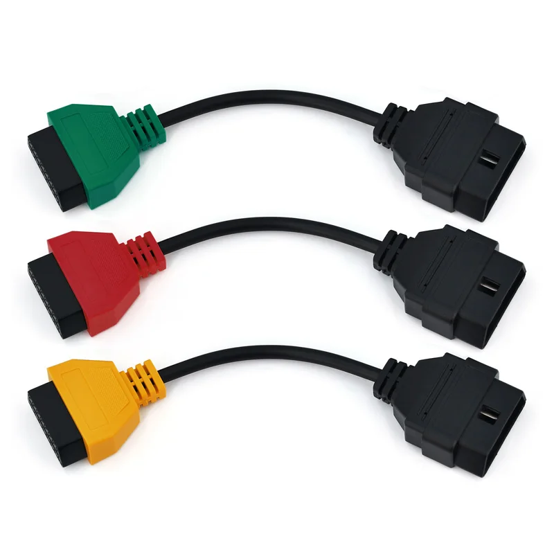 

For Fiat Ecu Scan Adaptor Fiat multiecuscan Connector OBD2 16Pin OBD Cable for Fiat Three Colors