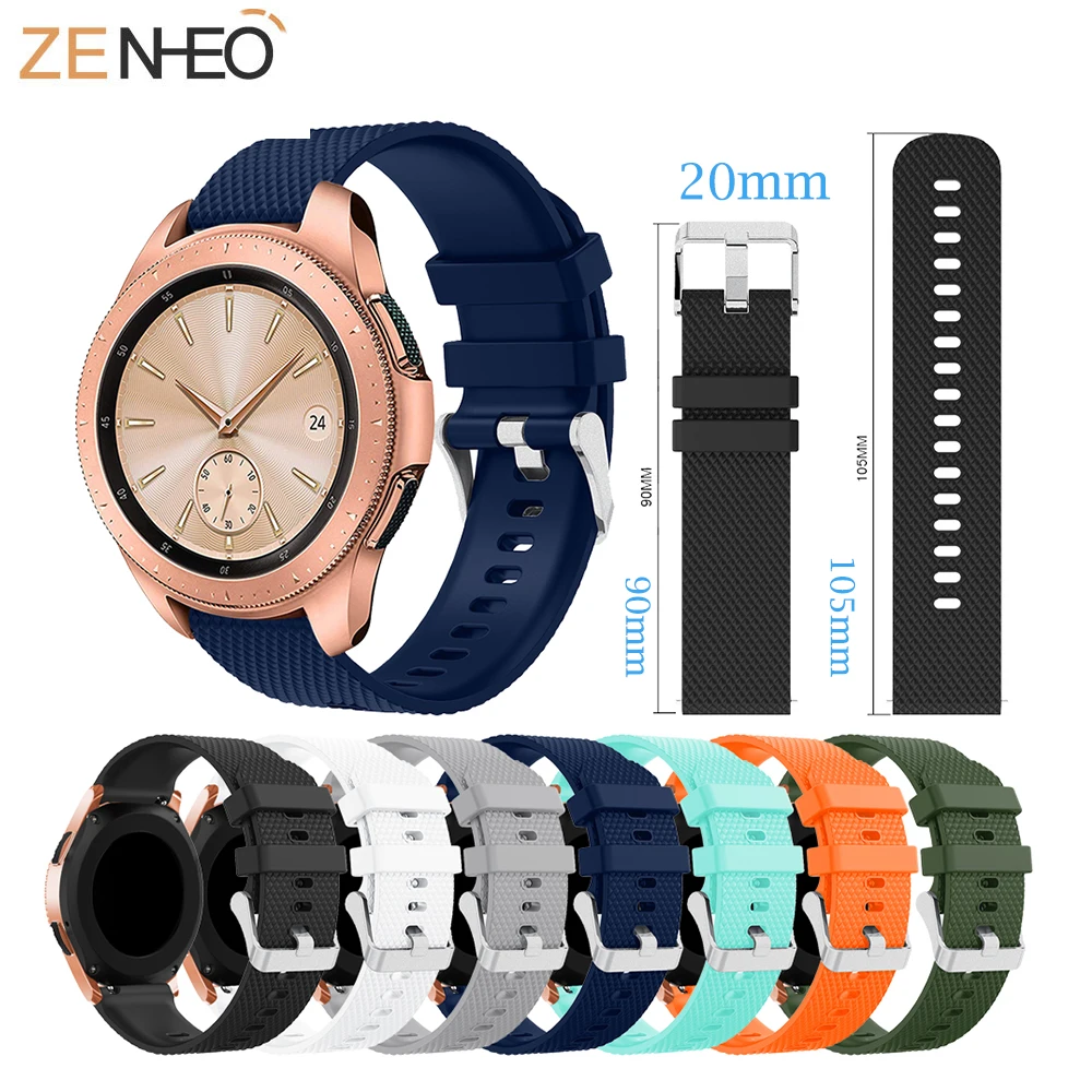 Smart Accessories 20mm Wrist Band For Samsung Gear sport S2 Silicone