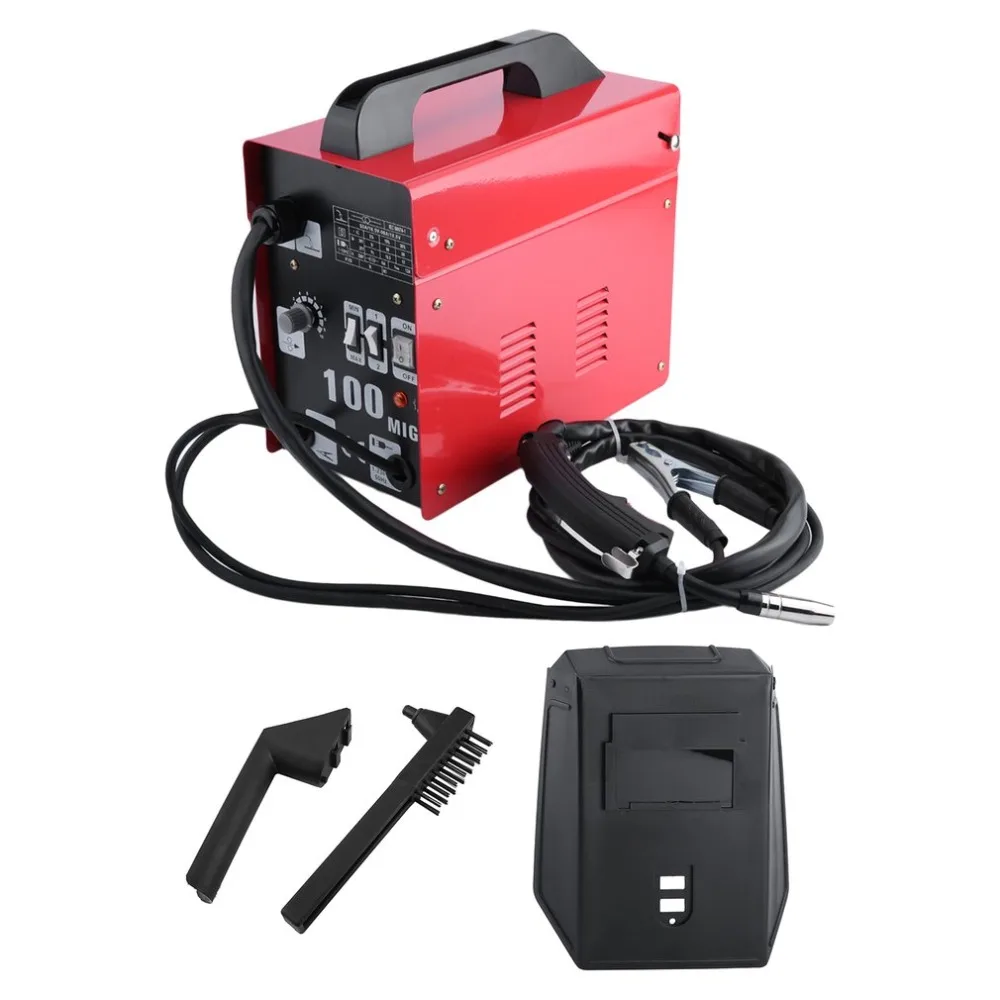 

MIG100 Gas-Shielded Welding Machine Professional Electric Welding Machine Durable MIG Weldering Equipment EU Plug 2018 NEW