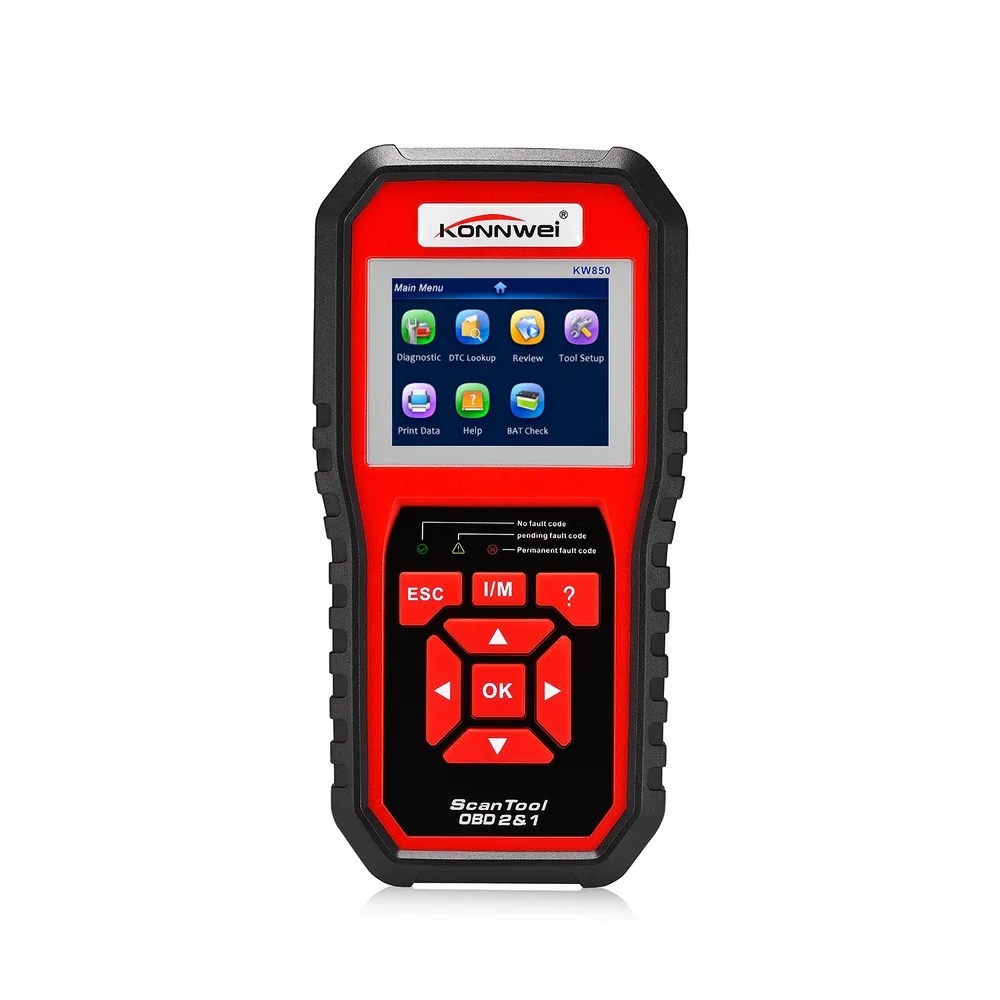 Car Computer Fault Scanner Code Reader Car Troubleshooting Scanner Vehicle Computer Auto Diagnostics Tool Supports 8 Languages