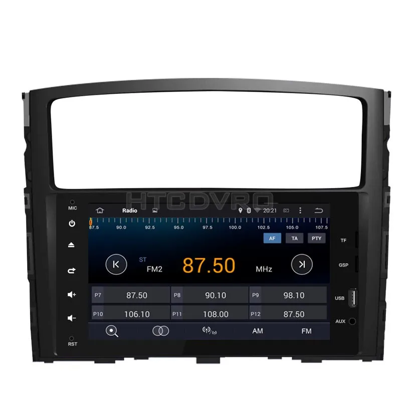 Perfect YMODVHT 8inch Octa Core 4GB+32GB Android 9.0 Car DVD Player for Mitsubishi Pajero V97 2006-  Radio Stereo GPS Navigation 5
