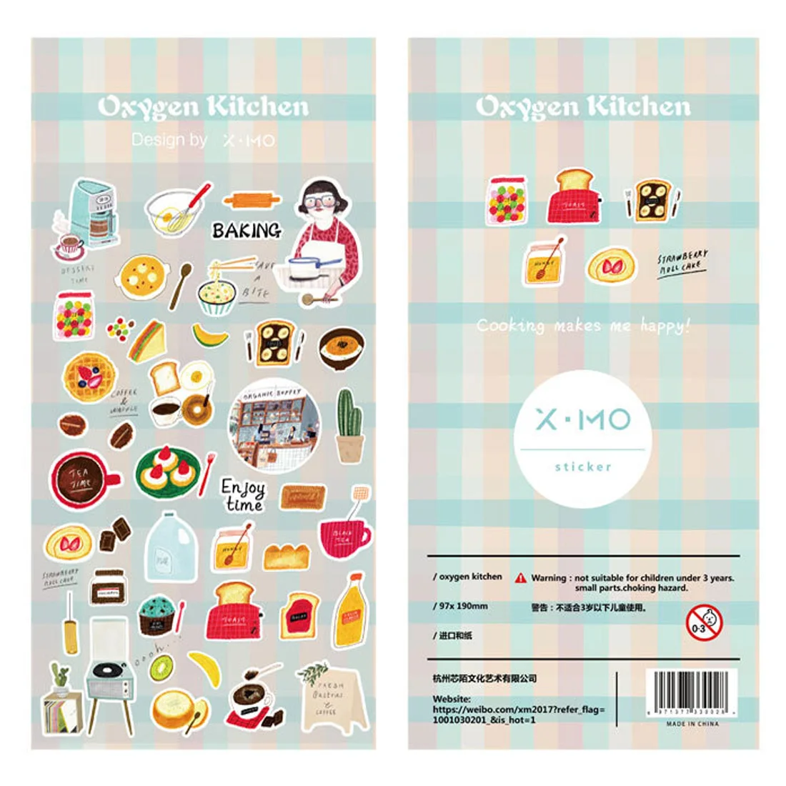 1 комплект жизни декоративные наклейки Скрапбукинг ярлыком канцелярские наклейки для дневника, альбома - Цвет: oxygen-kitchen