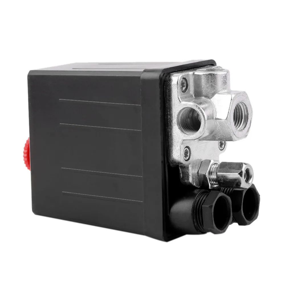 

2017 New Heavy Duty 240V 16A Auto Control Auto Load/Unload Air Compressor Pressure Switch Control Valve 90 PSI -120
