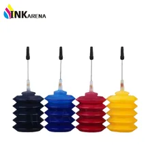 INKARENA Universal 4 Color 30ml Bottle Dye Ink Black Refill Ink kit Replacement For HP For Canon For Brother For Epson Printer