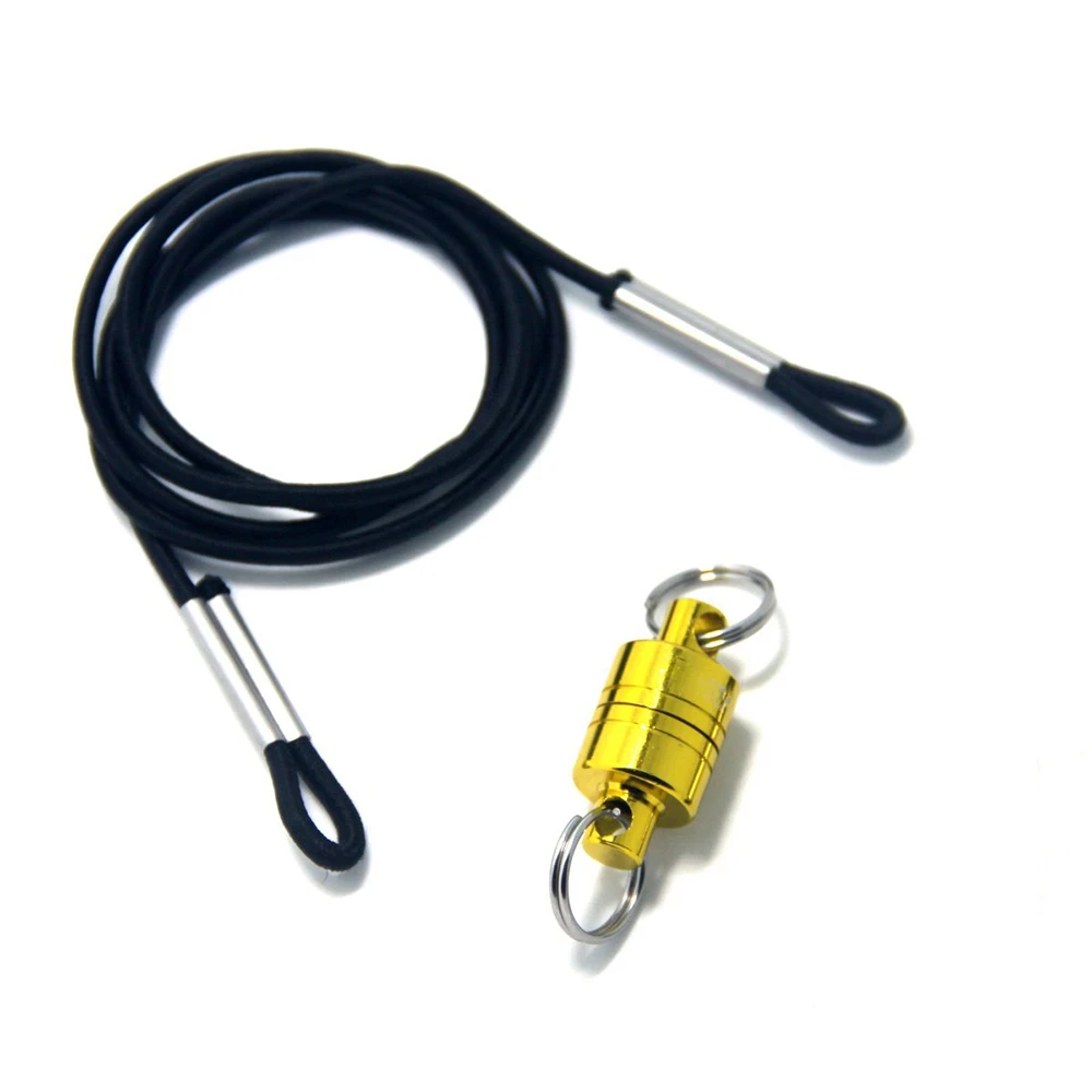 

2pc Fly Fishing Elastic Rope Landing Net Release Coil NdFeB Magnet