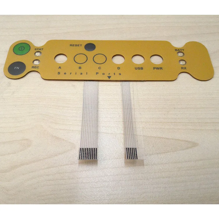 Replacement for Topcon Hiper Front Panel with Membrane Circuit with two