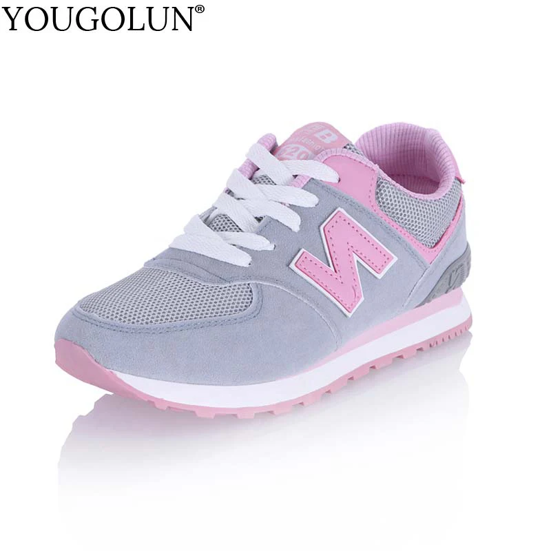 

YOUGOLUN Women Sneakers 2018 New Arrived Spring Autumn Ladies Cross Strap Casual Shoes Gray Blue Pink Flat Shoes for Woman #B181