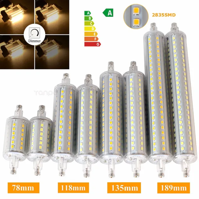 Dimmable R7s Led Flood Light J78 J118 J135 J189 Corn Bulb Dimmable R7s Led Flood Light J78 J118 J135 J189 Corn Bulb Bulbs 78mm 118mm 135mm 189mm Energy Saving Lights For Home