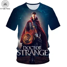 Новинка, Harajuku стиль, супергерой, Доктор Стрэндж, футболка для мужчин/женщин, 3D принт, футболки, хип-хоп, футболка, уличная одежда, летние топы