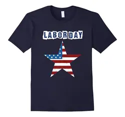 GILDAN брендовая мужская рубашка День Труда с американской звездой флаг футболка для рабочих-BN