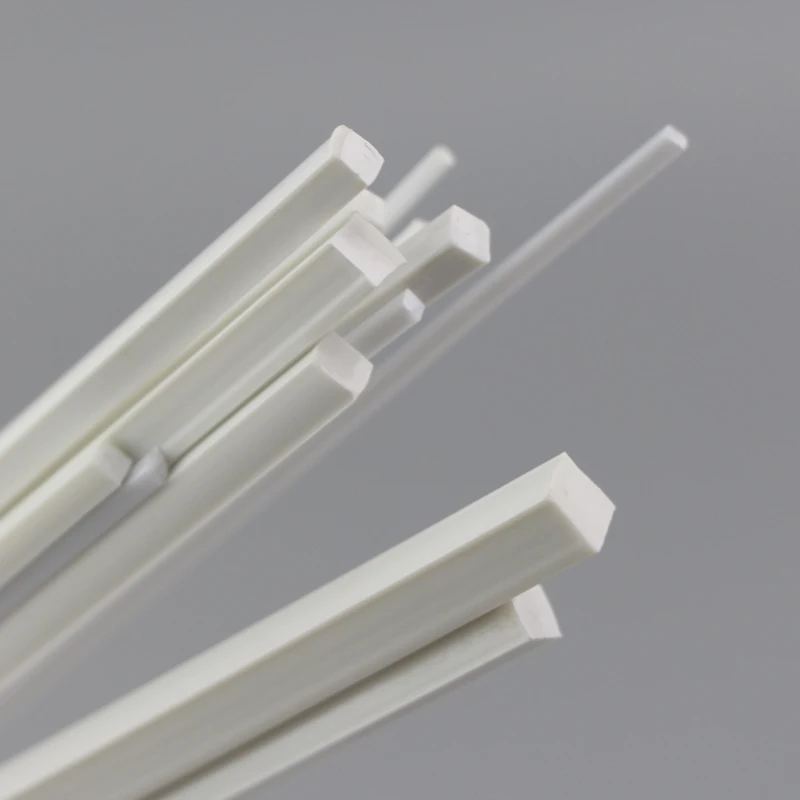 ABS DIY масштаб ABS Гладкий квадратный стержень диаметр 5,0 мм Длина 50 см бар для архитектурной модели макет материалы для изготовления