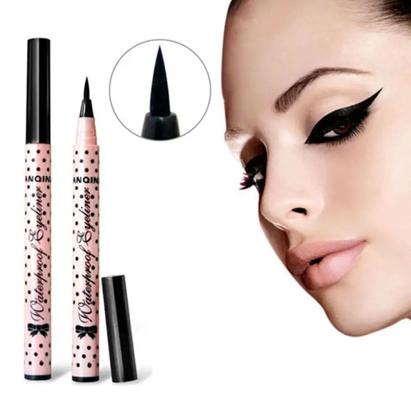 1 P1 PC Liquid Eye Liner Pen Makeup Black Eyeliner Cosmetic Pencil Pen Long-lasting Waterproof Women Beauty Make up Tools