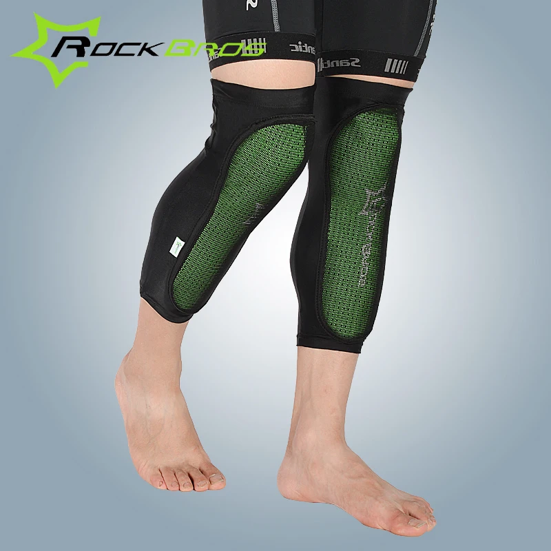 RockBros الركبة منصات الرجال النساء المضادة للتصادم تنفس الركبة سادة دراجة الدراجات الدراجة كرة السلة الكرة الطائرة الركبة حامي