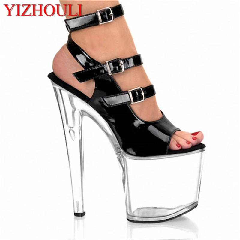 black high platform shoes