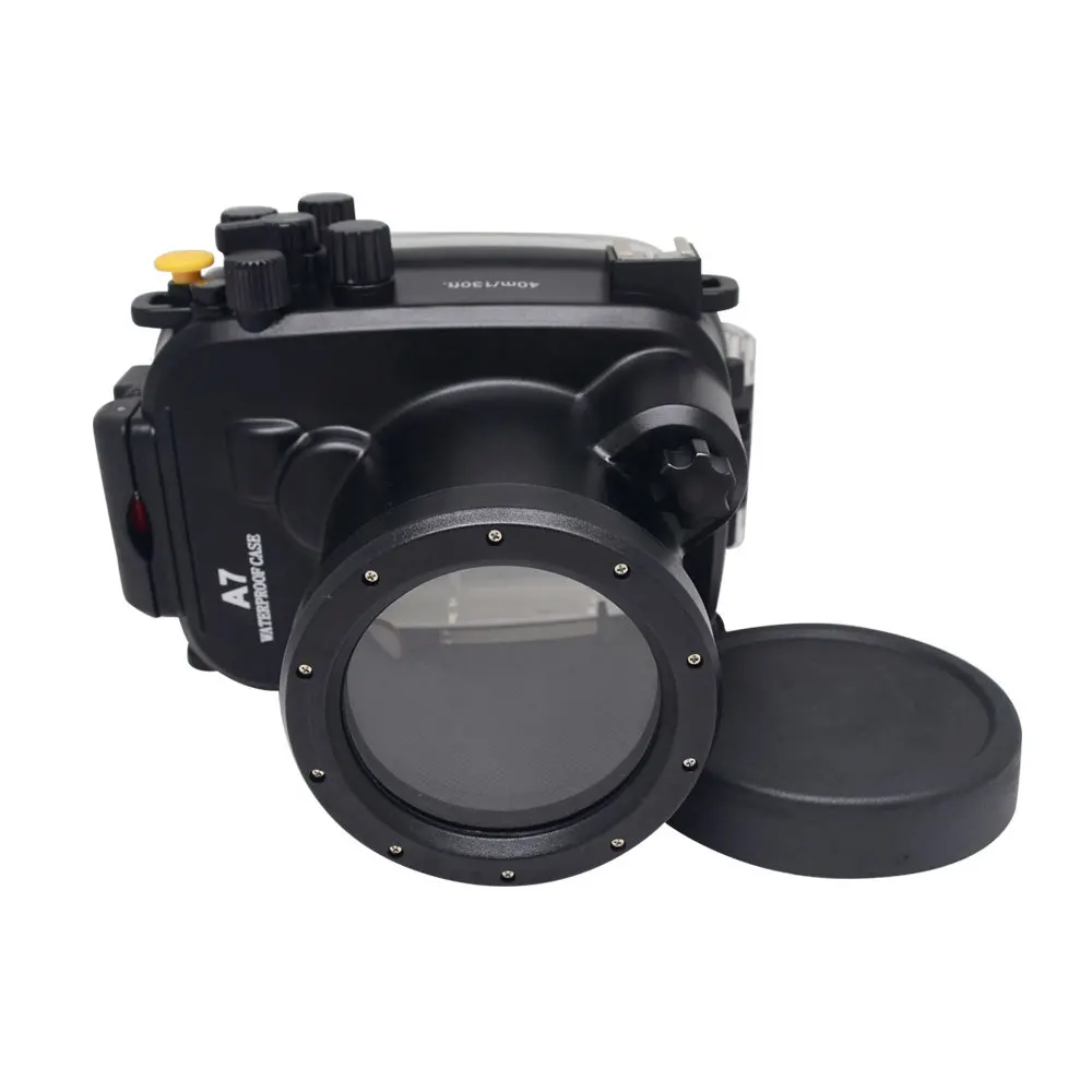 SeaFrogs Waterproof Underwater Camera Housing Case For Sony Alpha A6000 A6300 A6500 40m/130ft