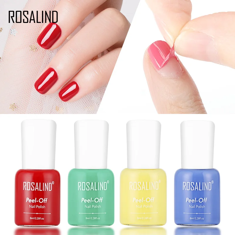 

ROSALIND Gel Nail Polish 8ml 18 Colors Nail Gel Varnishes For Nail Art Designed Soak Off Base White Primer Gel Lacquer