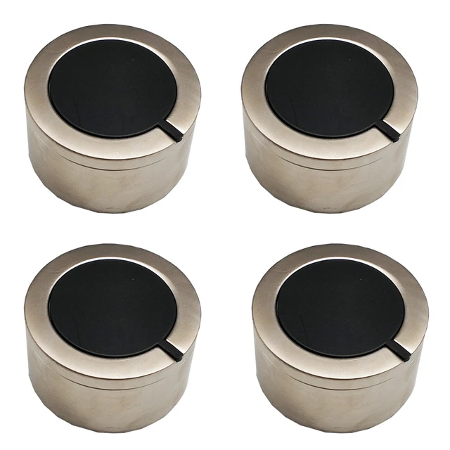 Earth Star 4 Pieces Universal Metal Rotary Switch Control Knobs