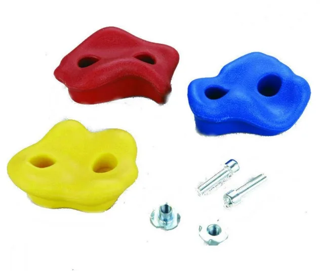 3Pcs Indoor Outdoor Rock Climbing Holds Small Pegs Plastic Wall Rocks
