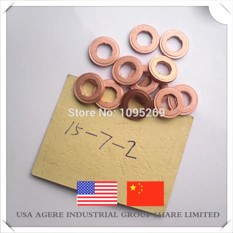 Diesel injector copper gaskets 7 15 2in Fuel Injector from Automobiles