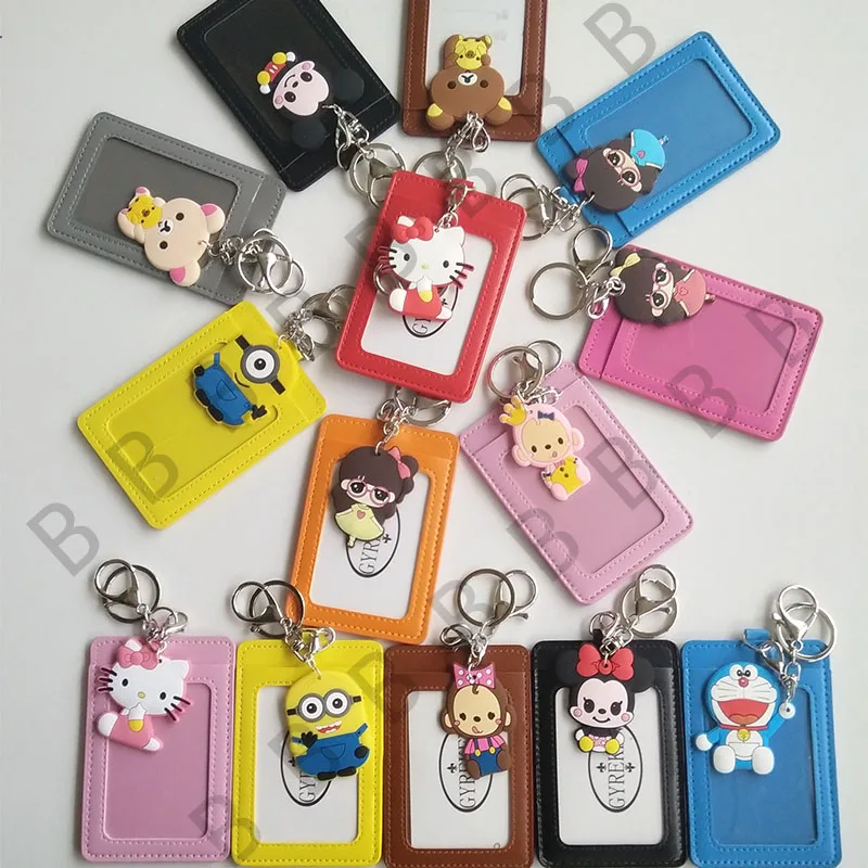 

2017 New Colors ID Holders Bank Credit Card Holders for Bus Card Credit Card Children Gift Hold 2 Cards