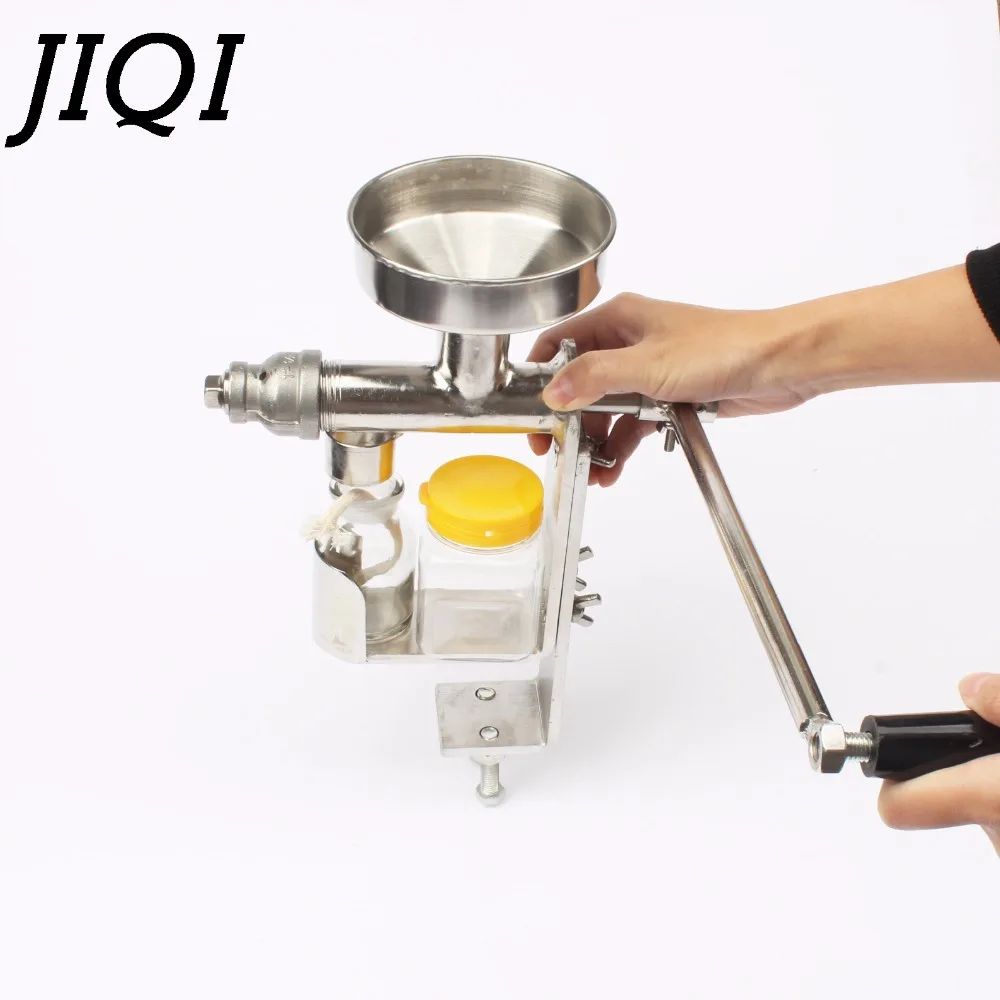 Manual Oil Press Machine Hand squeeze Oil Presser Expeller Extractor Peanut Nuts Seeds oil