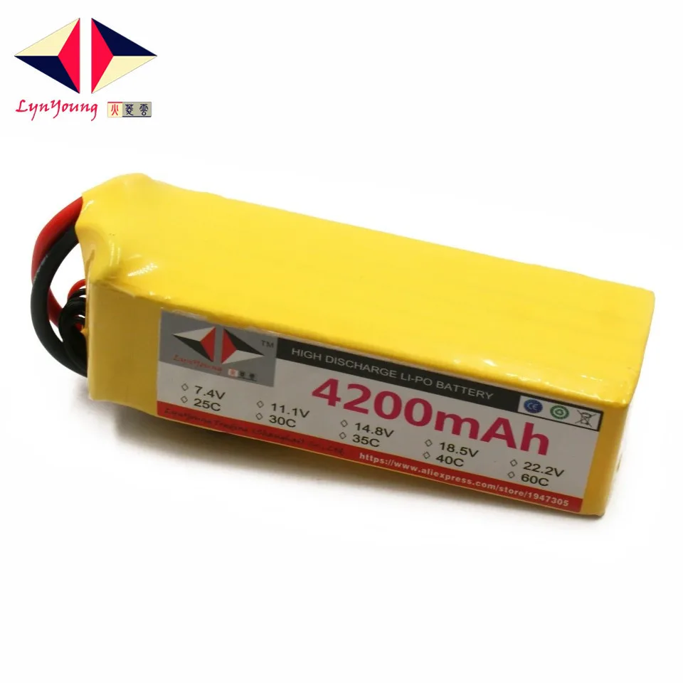 

HX Lipo Battery 5S 18.5V 4200mah 25C 30C 35C 40C 60C For RC Drone Quadcopter Helicopter Airplane Boat Car