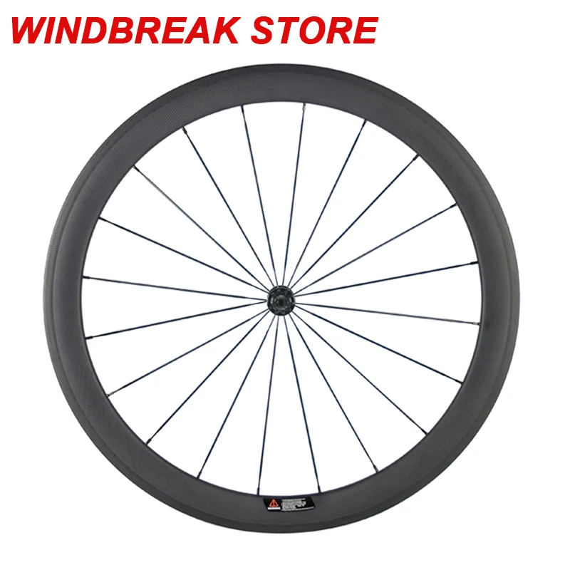 

Factory Sale 50mm Carbon Wheels Road Wheelset Clincher 23mm width Bicycle Wheel Front Road Wheel