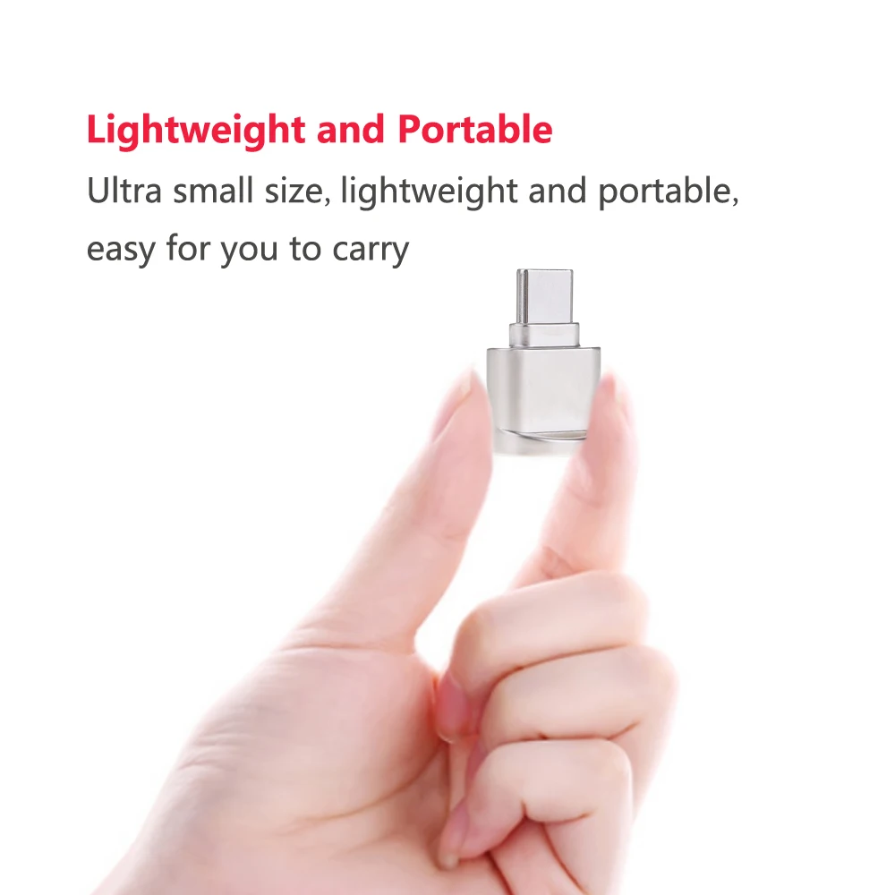 USB 3 0 Type C кардридер алюминиевый сплав TF флэш USB3.0 OTG адаптер для MacBook Windows компьютера