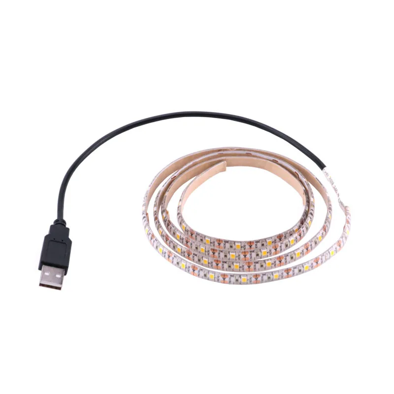 USB LED Strip Light DC 5V SMD 2835 60L/M Waterproof IP65 Flexible