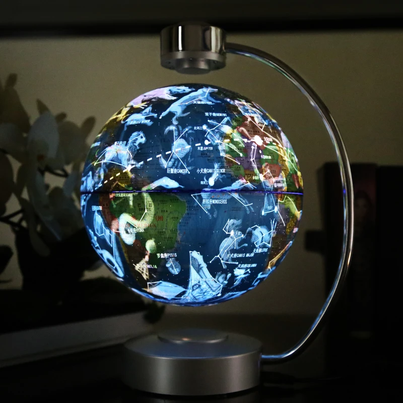 Best Creative Novelty Maglev Globe L Table Lamps Bedroom Bedside Lamp Decoration Desk Lamp Children #039;s Teaching Lamp Free Shipping