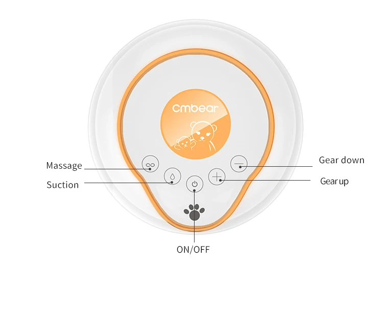 Cmbear двойной Электрический молокоотсос с бутылкой BPA бесплатно автоматический массаж детский молокоотсос насос для увеличения груди