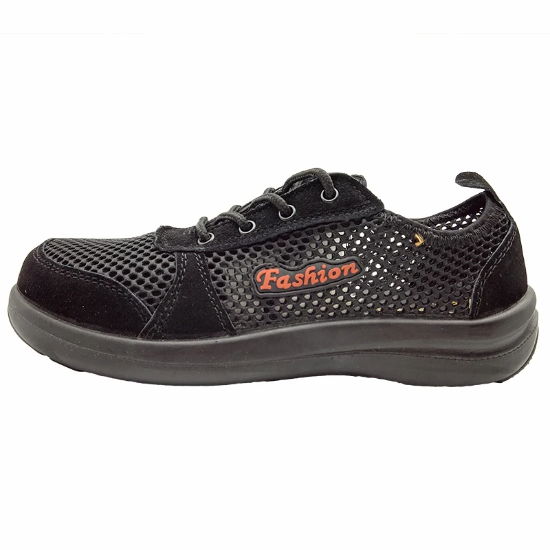Malha Do Ferramentas Toe Sapatos Respirável Moda De Botas Luz Conforto Segurança E Steel Trabalho Homens Tamanho Verão Caps Grande Anti Nova furo Dos 6Bq0w