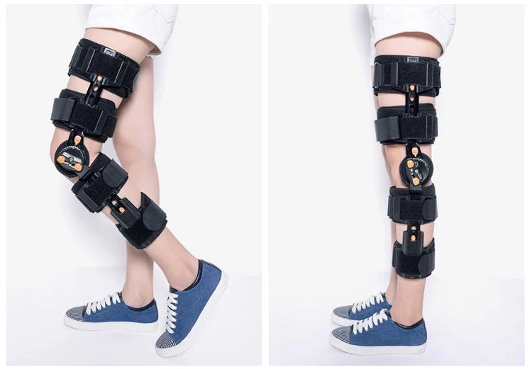 adjustable fixed knee joint brace Meniscal Knee Rehabilitation Support