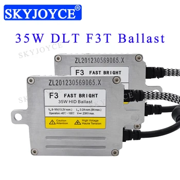 

SKYJOYCE AC 12V 35W HID XenonBallast Fast Bright Quick Start DLT F3T Ballast Slim Block ignition 35W HID Kit DLT F3 HID Reactor