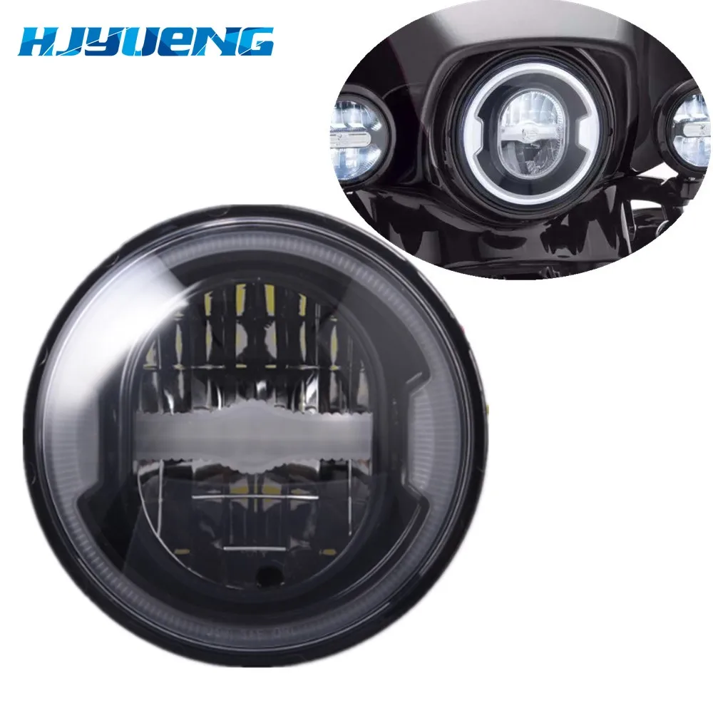 

7 inch Reflector LED Headlight For Motorcycle 7" White DRL Amber Turn Signal Headlights For Jeep Suzuki Samurai