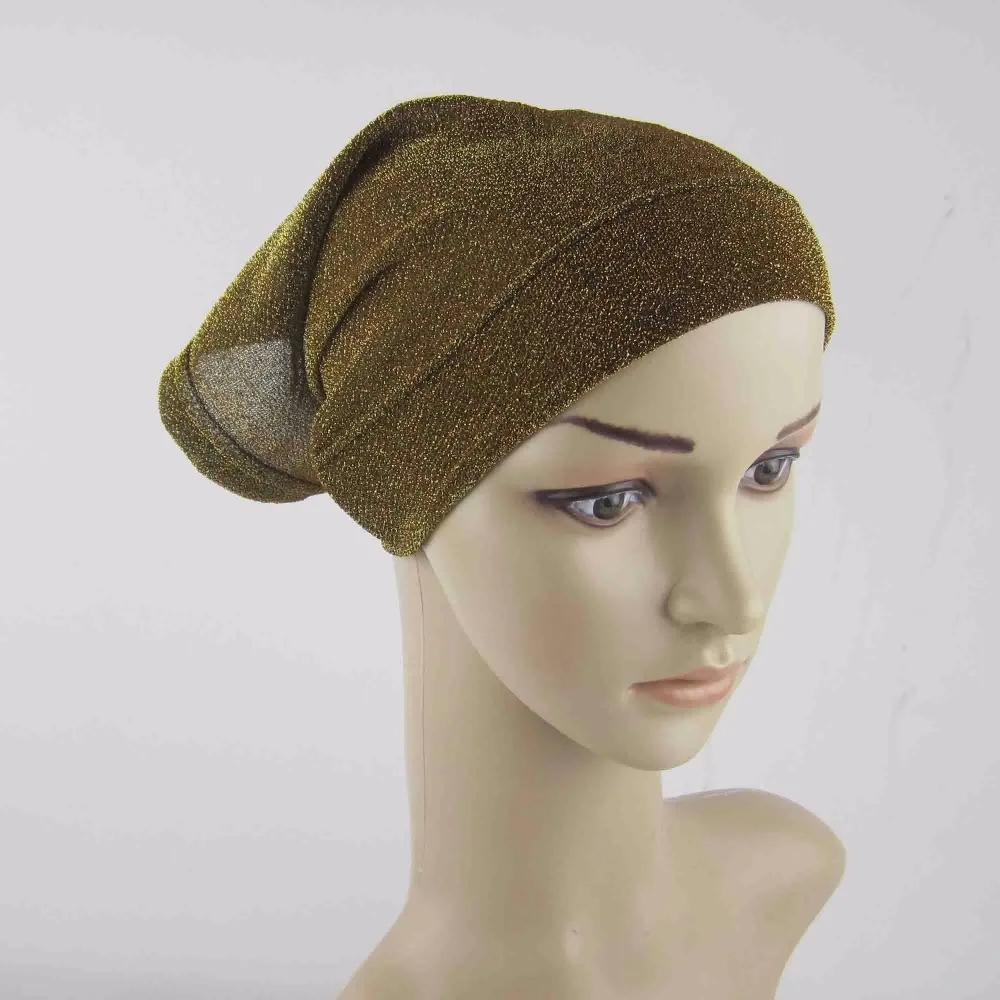Autumn fall spring Cover Inner Muslim Cotton Hijab Cap 