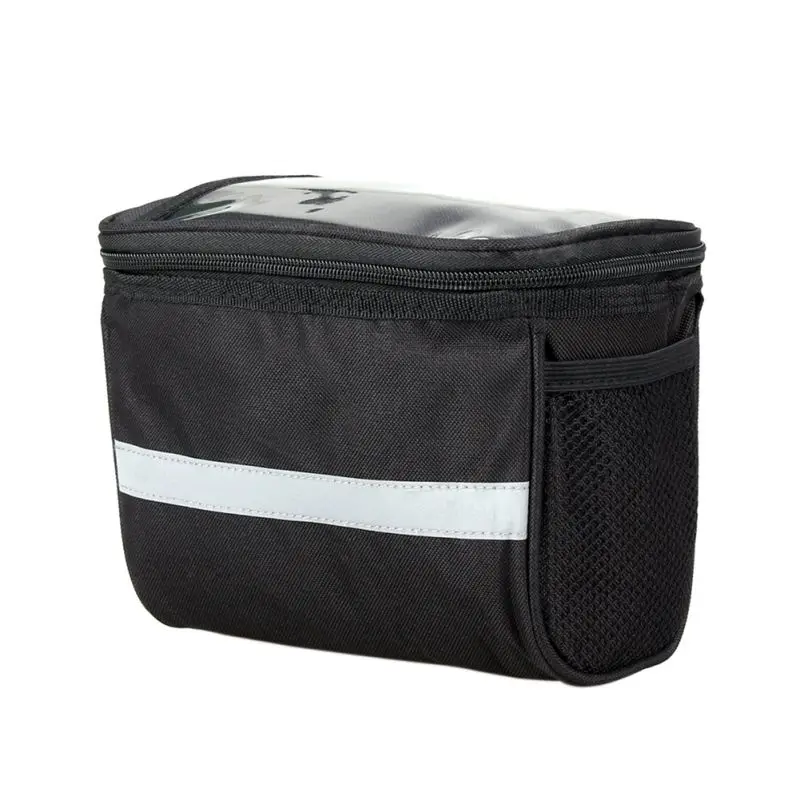 Perfect Outdoor Sports Bicycle Front Handlebar Bags Frame Tube Cycling Front Basket For Phone Map Water Bottle Bicycle Accessories 4