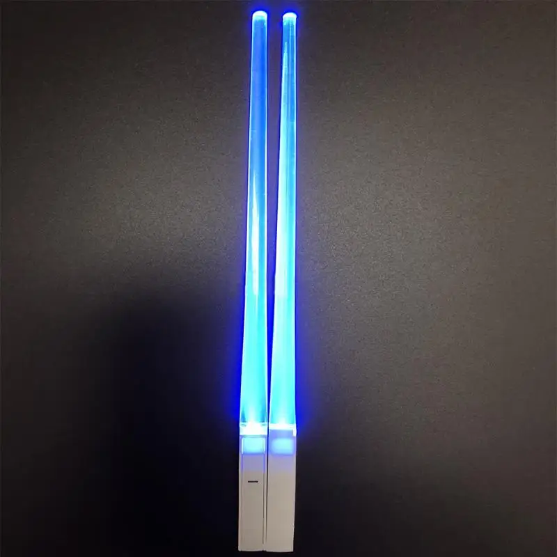 

LED Chopsticks Non-Slip Light Up Chopstick Plastci Reusable Sushi Sticks Tableware Home Party Gifts