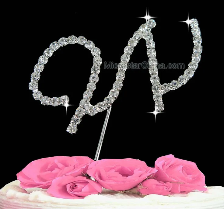Wedding-Cakes-Topper-W-Letter-Crystal-Diamante-Rhinestone-Monogram-W-Cake-Topper-Anniversary-Decoration-Personalized-acrylic