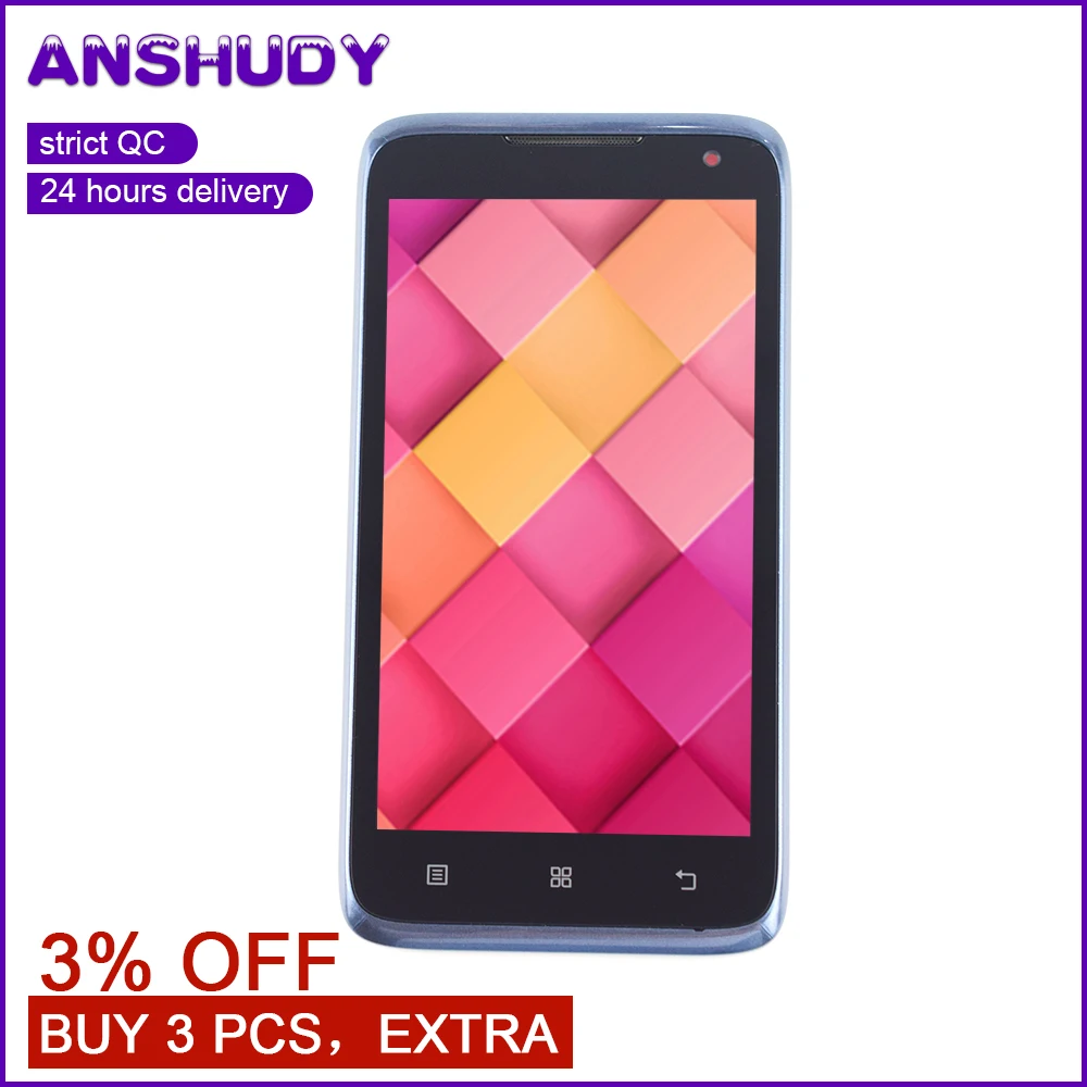 

For Lenovo A526 LCD Display Touch Screen Digitizer Assembly Frame For Lenovo A526 Display Screen Replacement