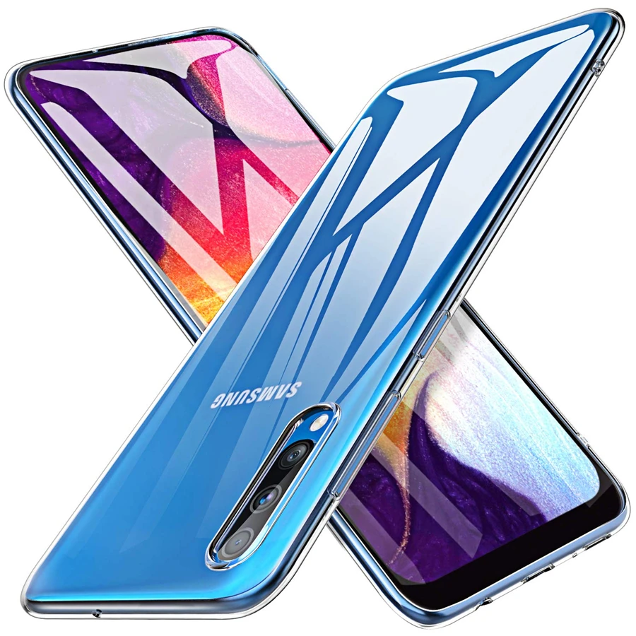 Для Samsung Galaxy A10 A20 A20e A30 A40 A50 A60 A70 A80 A90 M10 M20 M30 A2 прозрачный сердечник Мягкий
