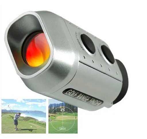 Golf Range Finder - HD Outdoor Sport Telescope Monocular Optical Magnifying Glass 7x18 Electronic Distance measuring apparatus |