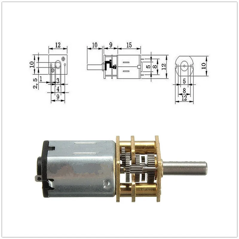 1 шт. прочный N20 DC12V 300 об/мин Мини Металл Шестерни ручной Электрический миксер для теста Шестерни редуктор скорости для чайника