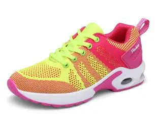 Теннисная спортивная обувь Для женщин модная женская спортивная обувь в классическом стиле, со шнуровкой, из дышащего материала Air Sole амортизация теннисная обувь; женская обувь - Цвет: Yellow